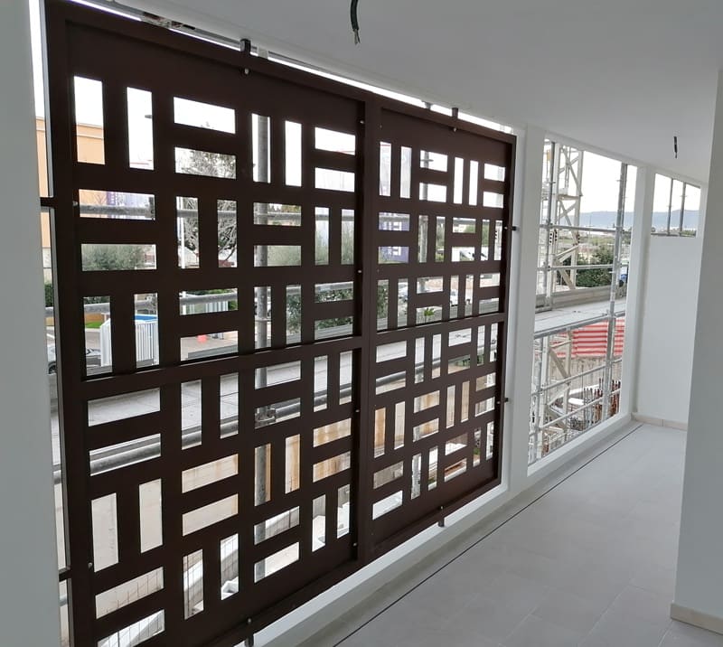 pannelli e rivestimenti in acciaio corten naturale